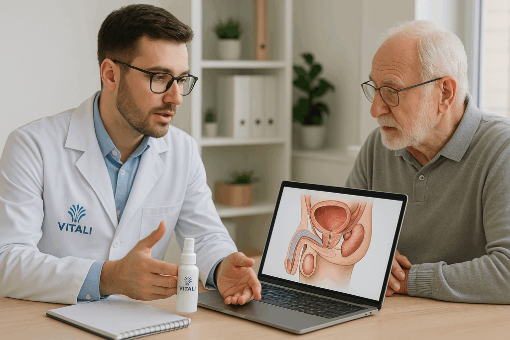 Consulta Médica sobre Saúde Masculina com Orientação Profissional